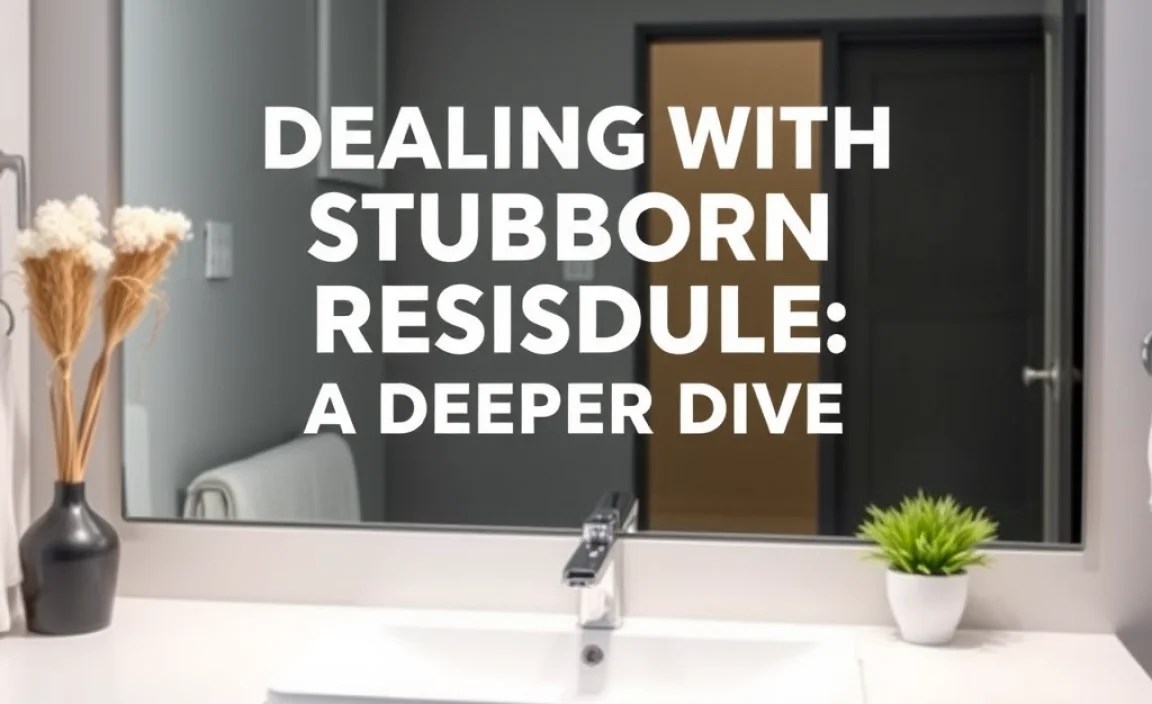 Dealing with Stubborn Residue: A Deeper Dive