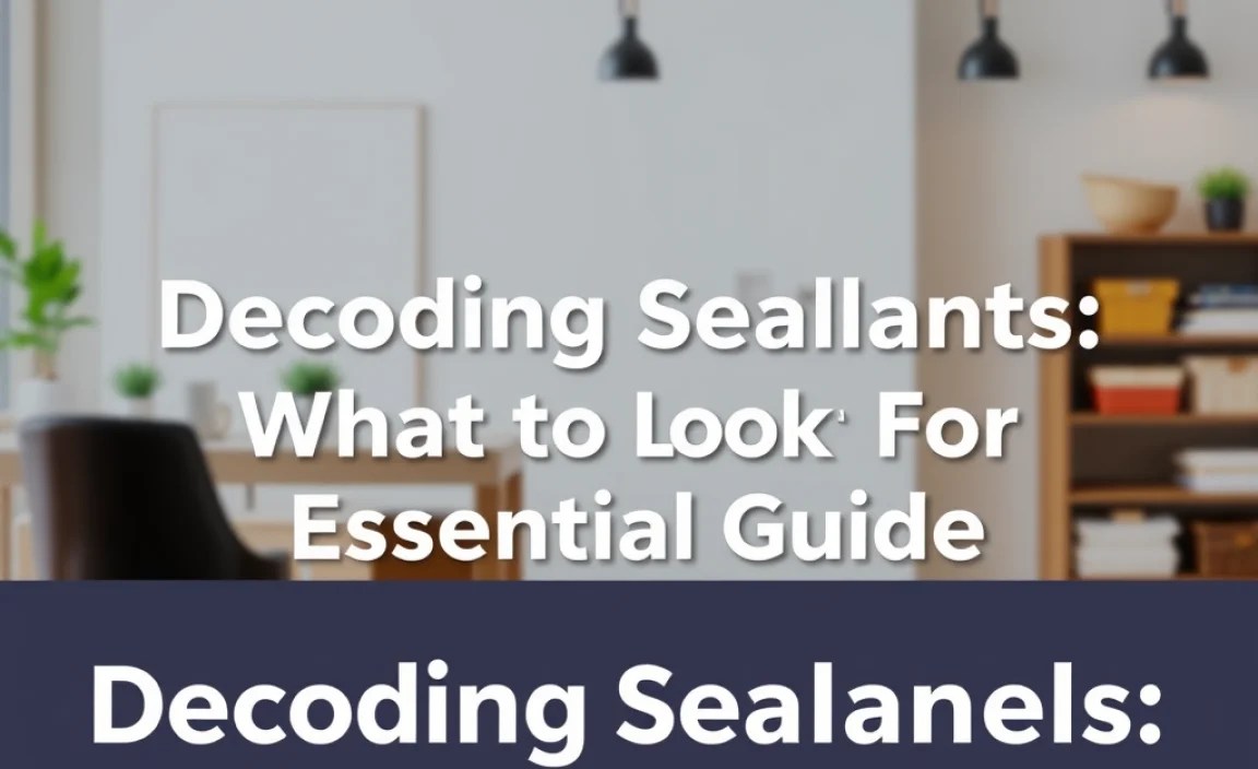Decoding Sealant Labels: What to Look For