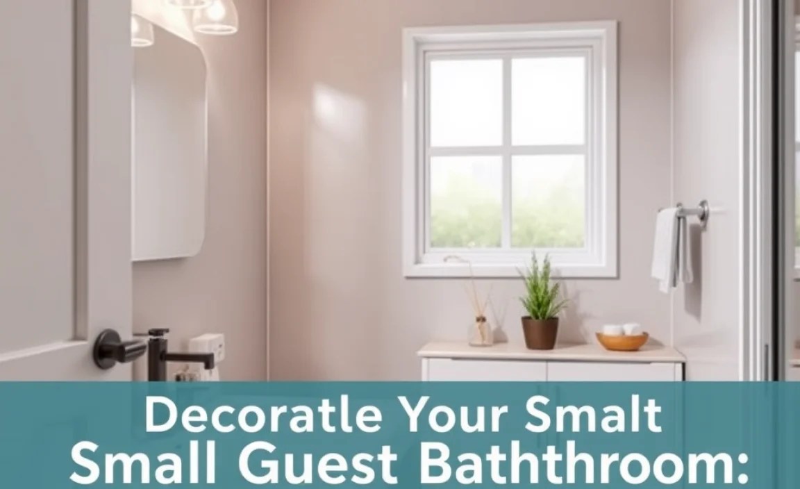 Decorating Your Small Guest Bathroom: Maximizing Visual Space