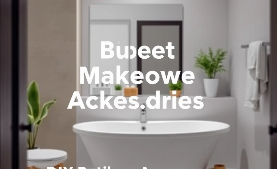 DIY Bathroom Accessory Projects: Step-by-Step