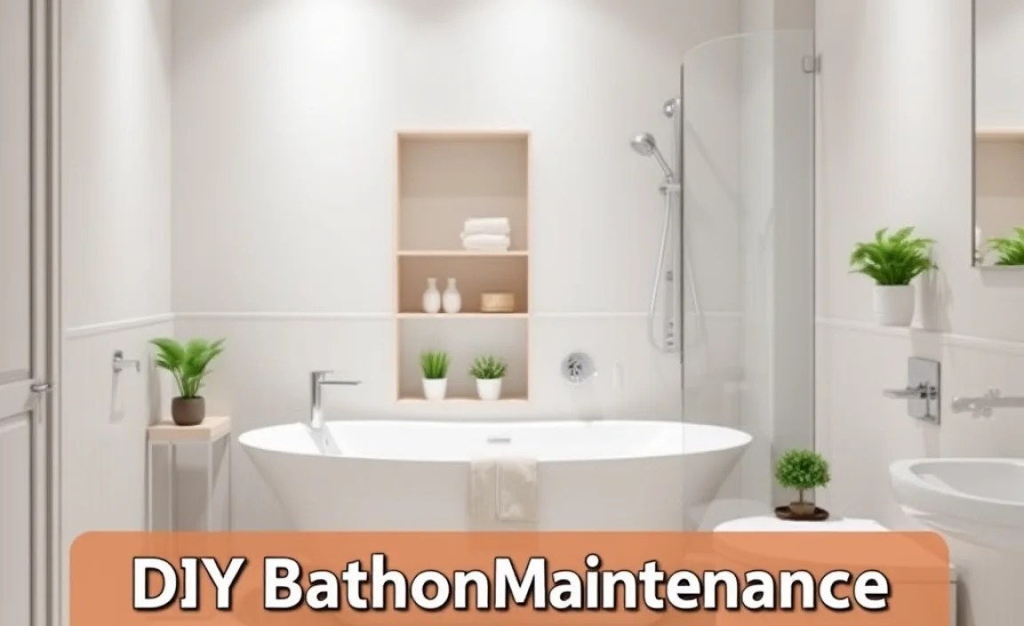 DIY Bathroom Maintenance: What Beginners Can Do