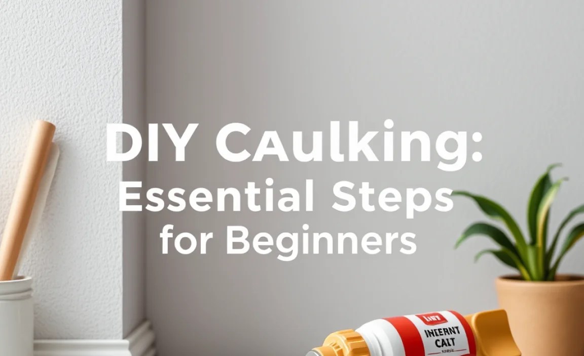 DIY Caulking: Essential Steps for Beginners