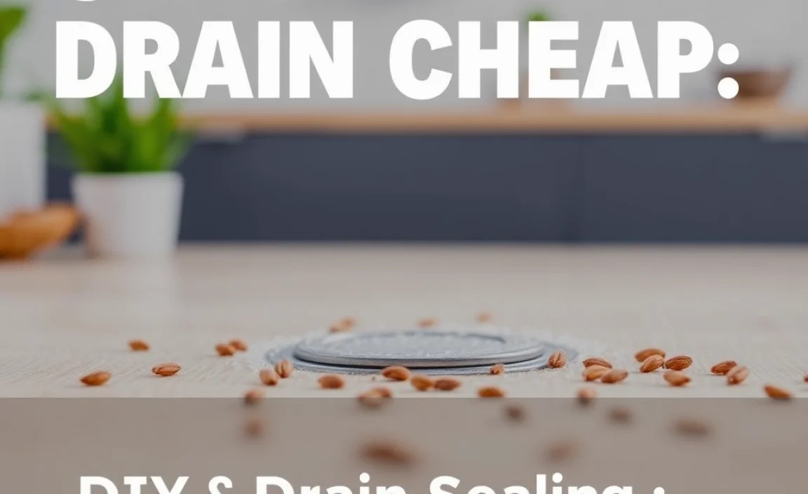 DIY Drain Sealing: Cost Breakdown Comparison