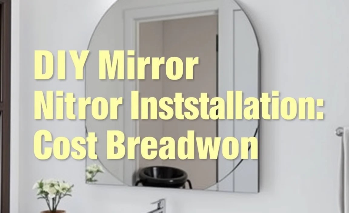 DIY Mirror Installation: Cost Breakdown