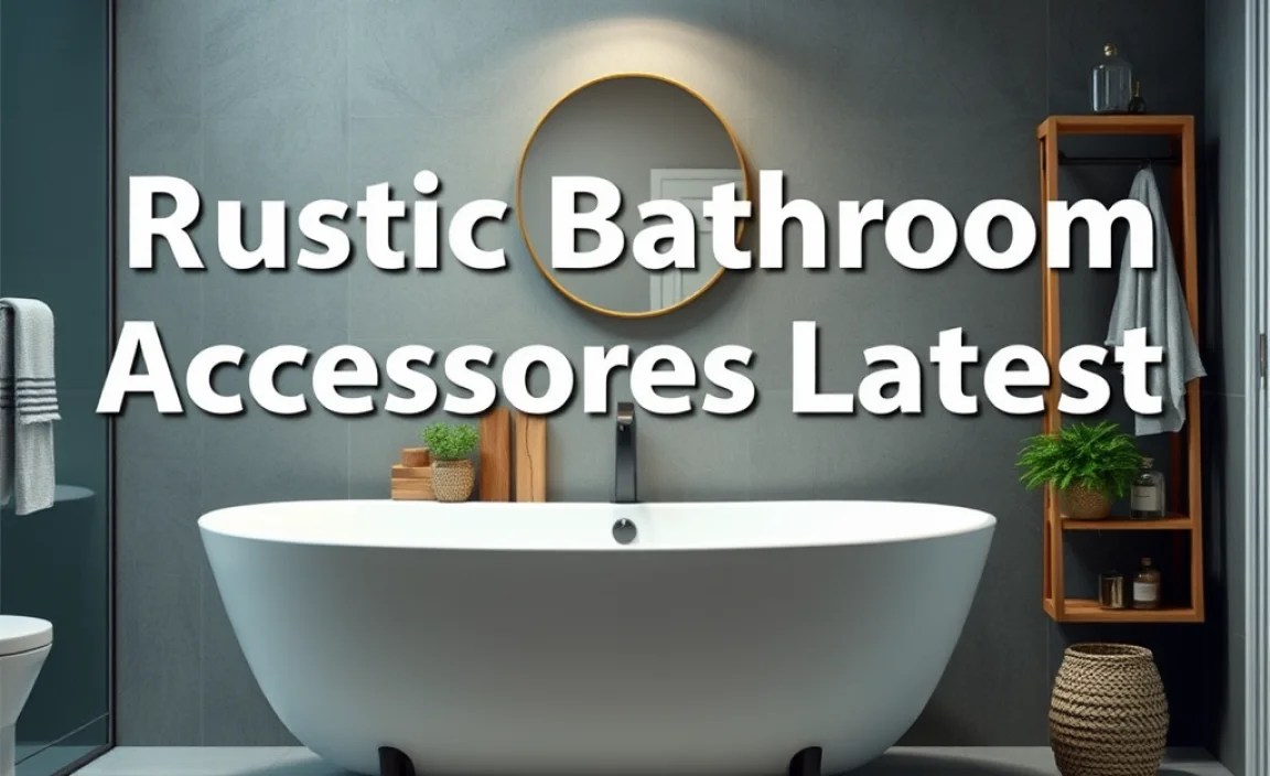 DIY Rustic Bathroom Accessory Ideas