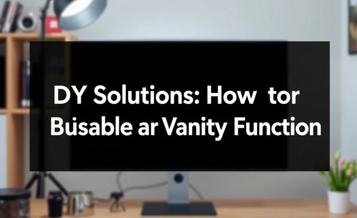 DIY Solutions: How to Bypass or Disable a Vanity Function