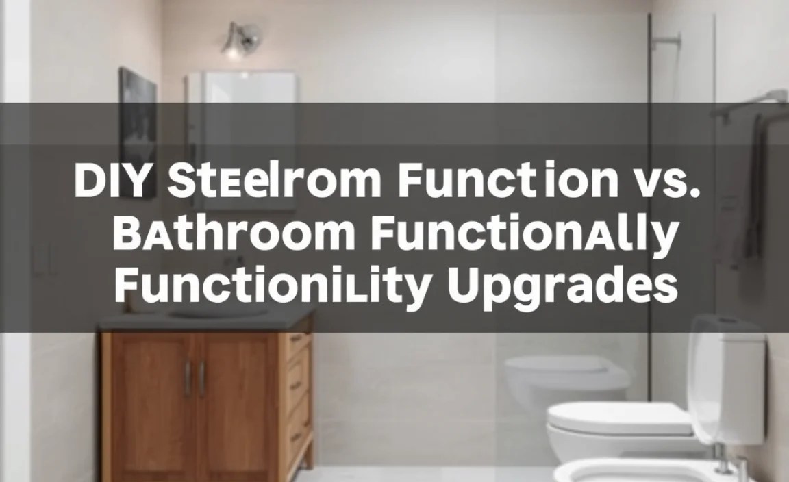 DIY Steps for Implementing Bathroom Functionality Upgrades