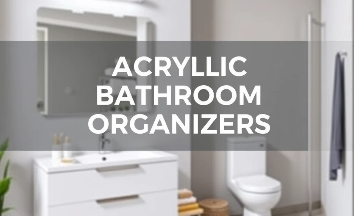 DIY Tips for Maximizing Acrylic Organizers