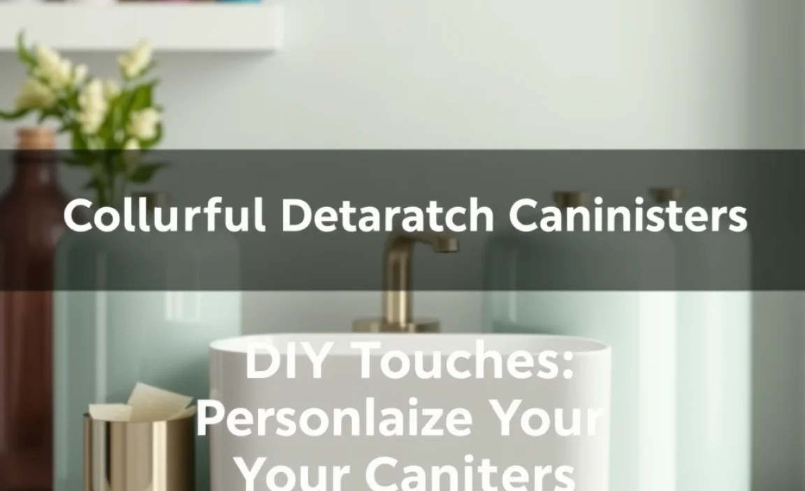 DIY Touches: Personalizing Your Canisters