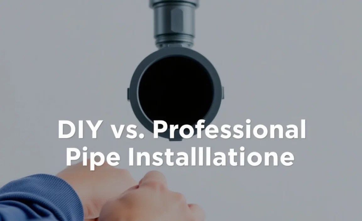 DIY vs. Professional Pipe Installation: A Quick Look