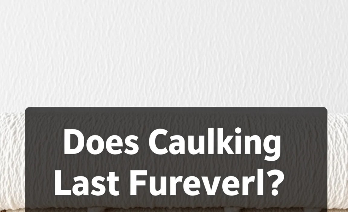 Does Caulking Last Forever?