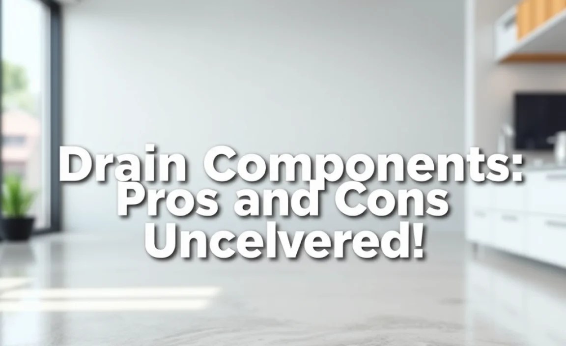 Drain Components: Pros and Cons Uncovered!