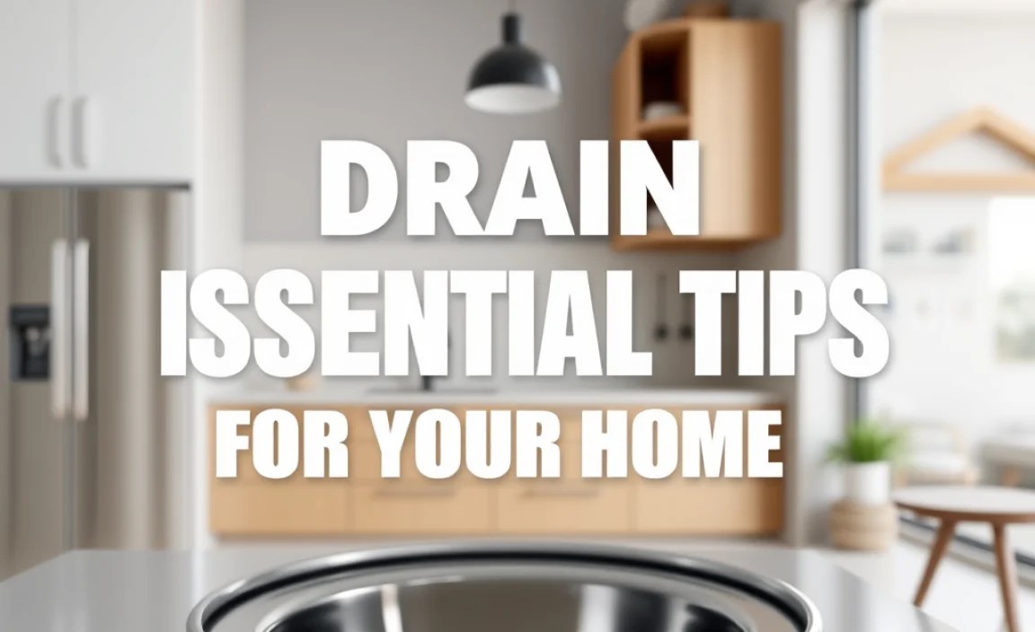 Drain Details: Essential Tips For Your Home