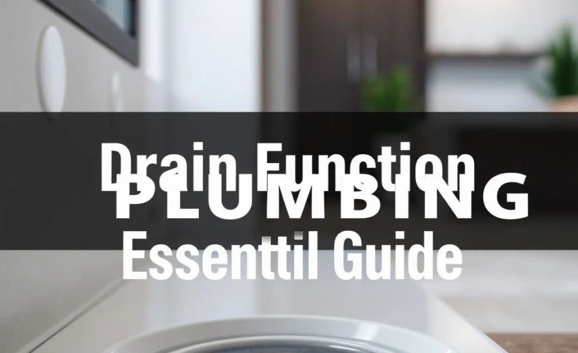 Drain Function in Plumbing: Essential Guide