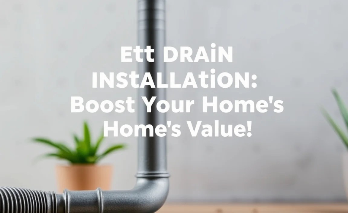 Drain Installation Process Overview