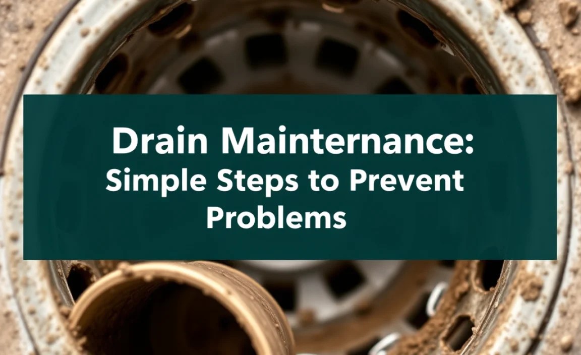 Drain Maintenance: Simple Steps to Prevent Problems