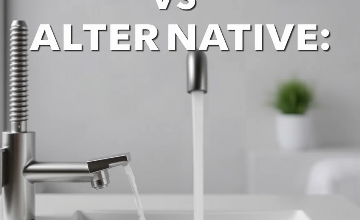 Drain Meaning vs. Alternative: A Table Comparison