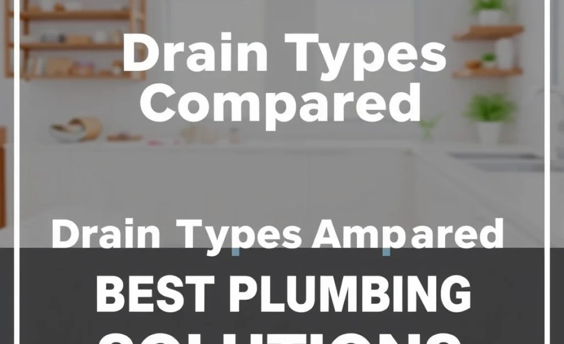 Drain Types Compared: Best Plumbing Solutions