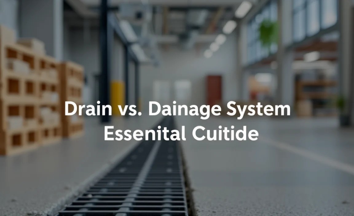Drain vs. Drainage System