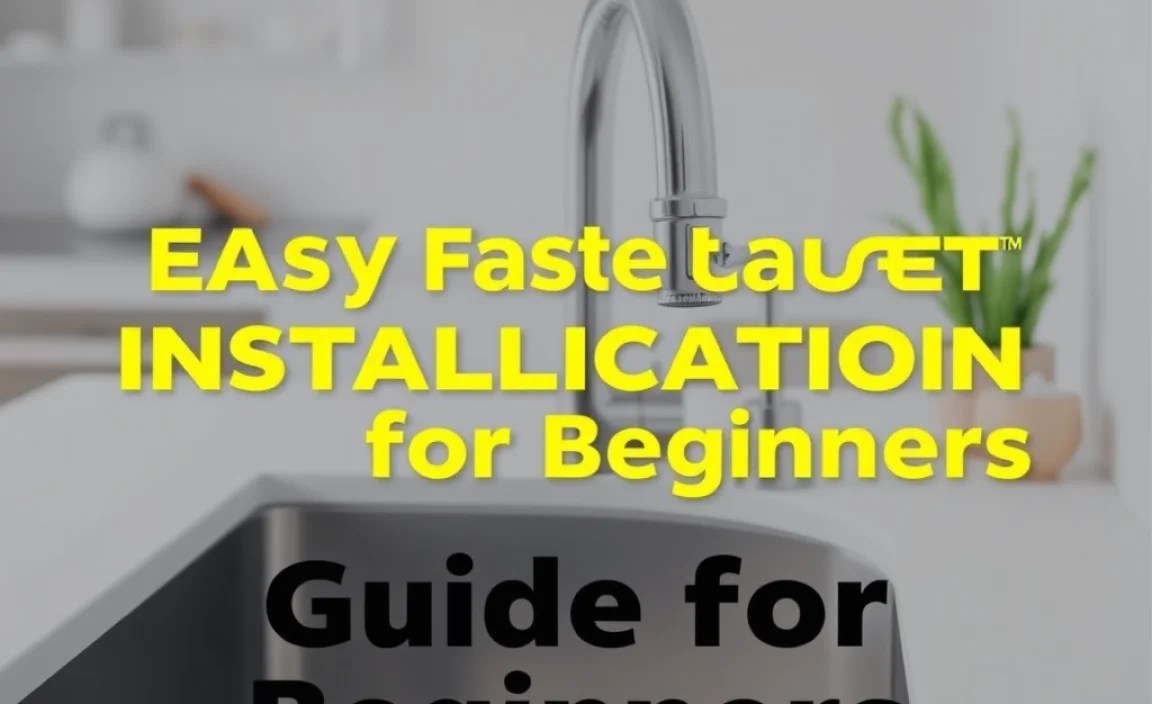 Easy Faucet Installation Guide for Beginners