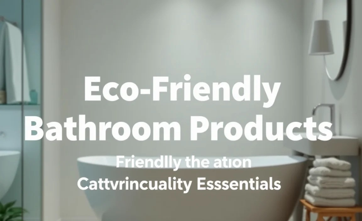 Eco-Friendly vs. Conventional Bathroom Products: A Comparison
