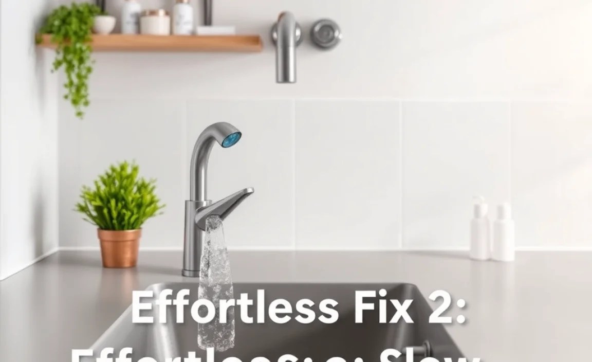 Effortless Fix 2: Clearing a Slow or Clogged Sink Drain