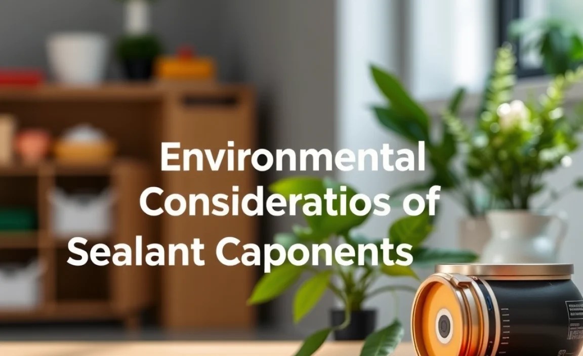 Environmental Considerations of Sealant Components