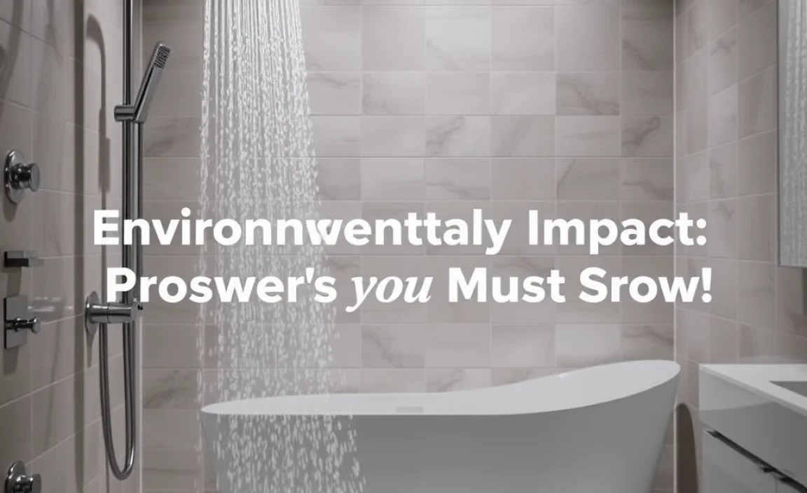 Environmental Impact: Showers vs Baths