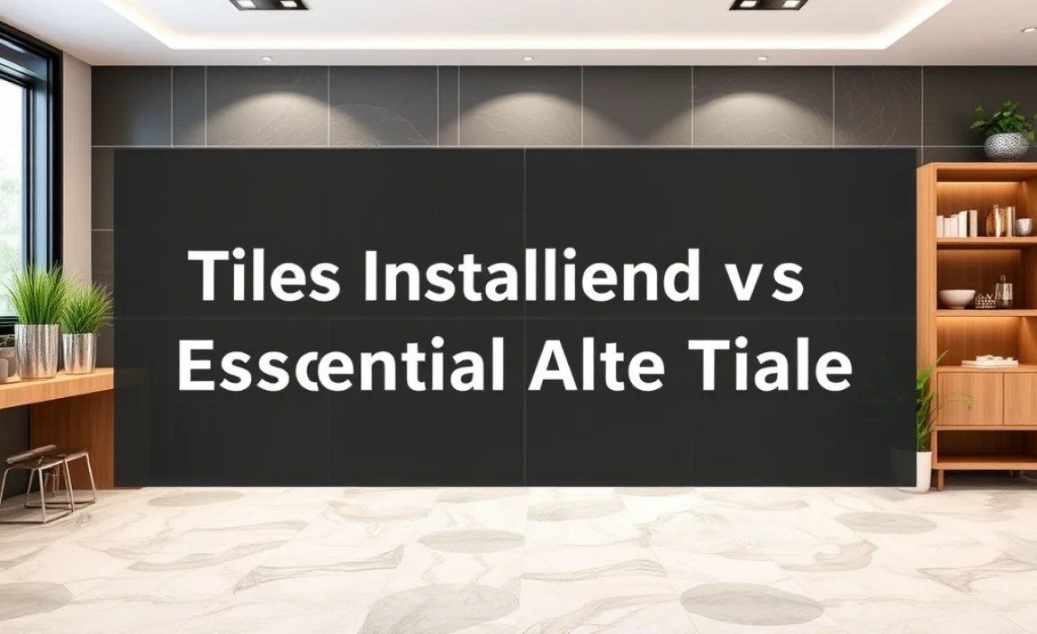 Essential Alternatives to Tiles