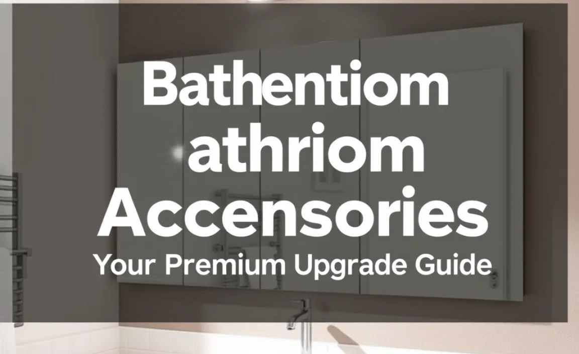 Essential Bathroom Mirror Accessories: Your Premium Upgrade Guide