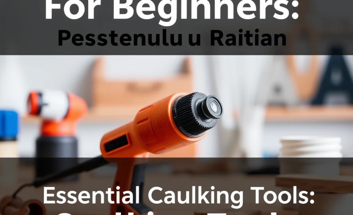 Essential Caulking Tools: Gear Up for Success