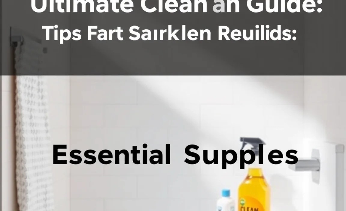 Essential Cleaning Supplies