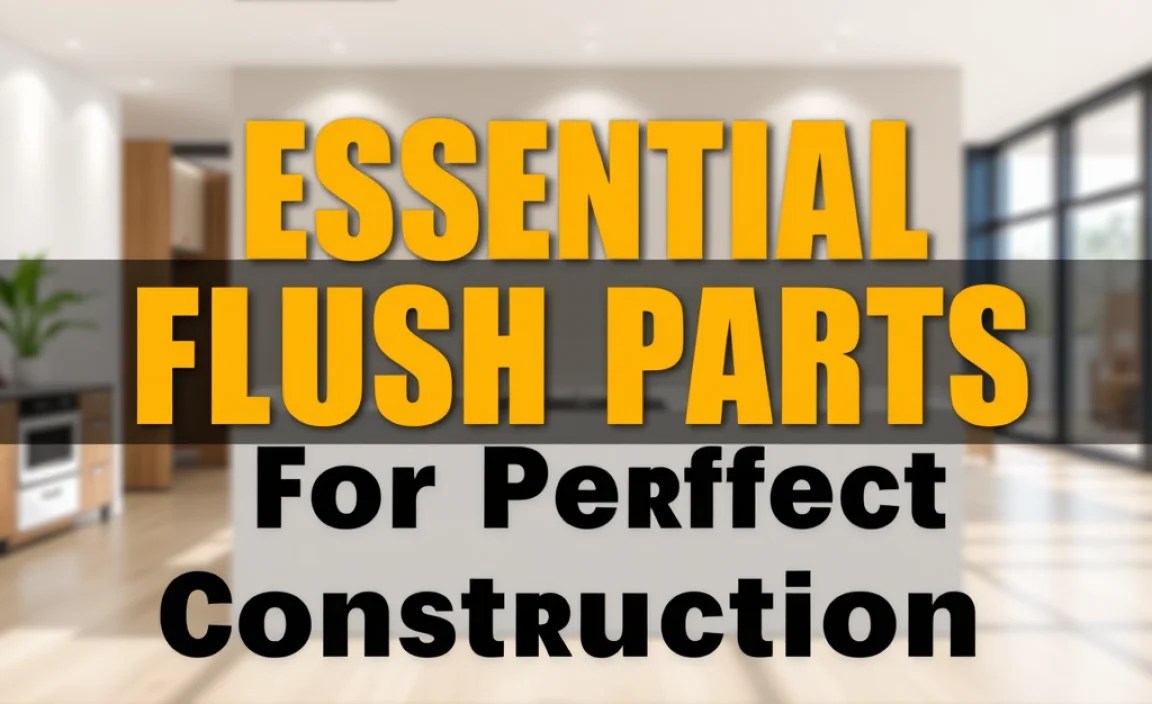 Essential Flush Parts for Perfect Construction Finish