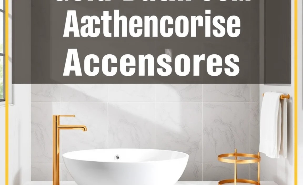 Essential Gold Bathroom Accessories to Consider