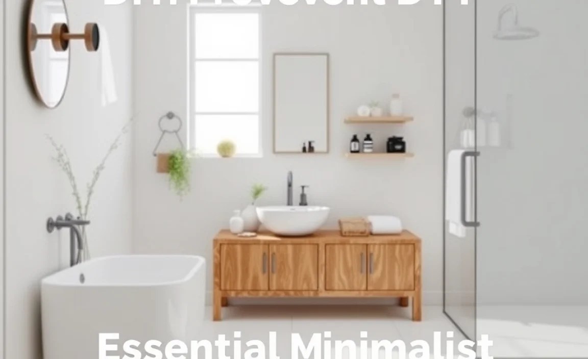 Essential Minimalist Bathroom Decor Elements