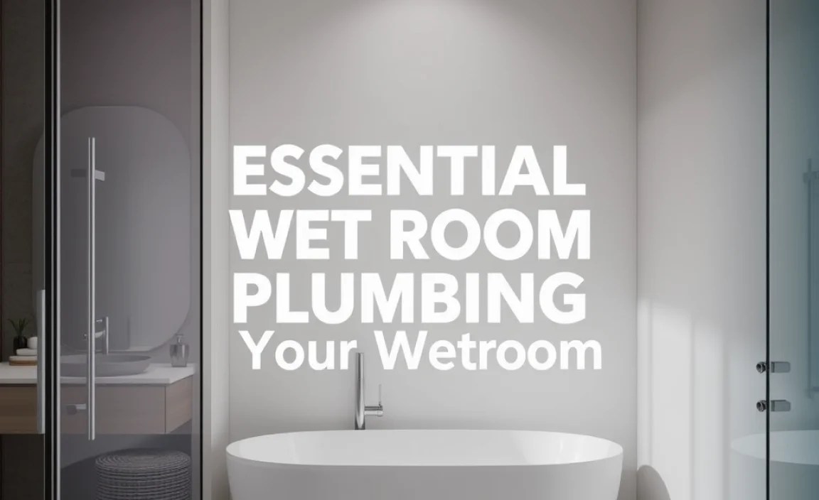Essential Plumbing Components for Your Wet Room