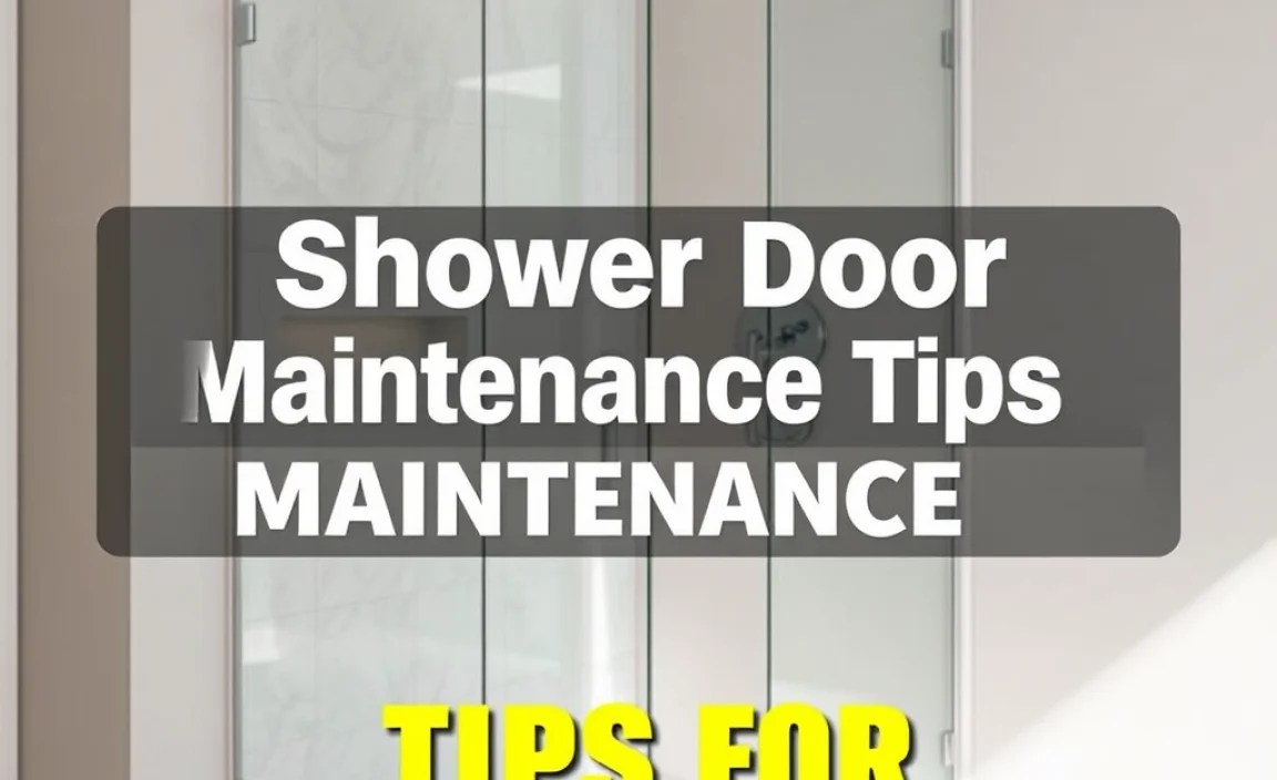 Essential Shower Door Maintenance Tips For Longevity