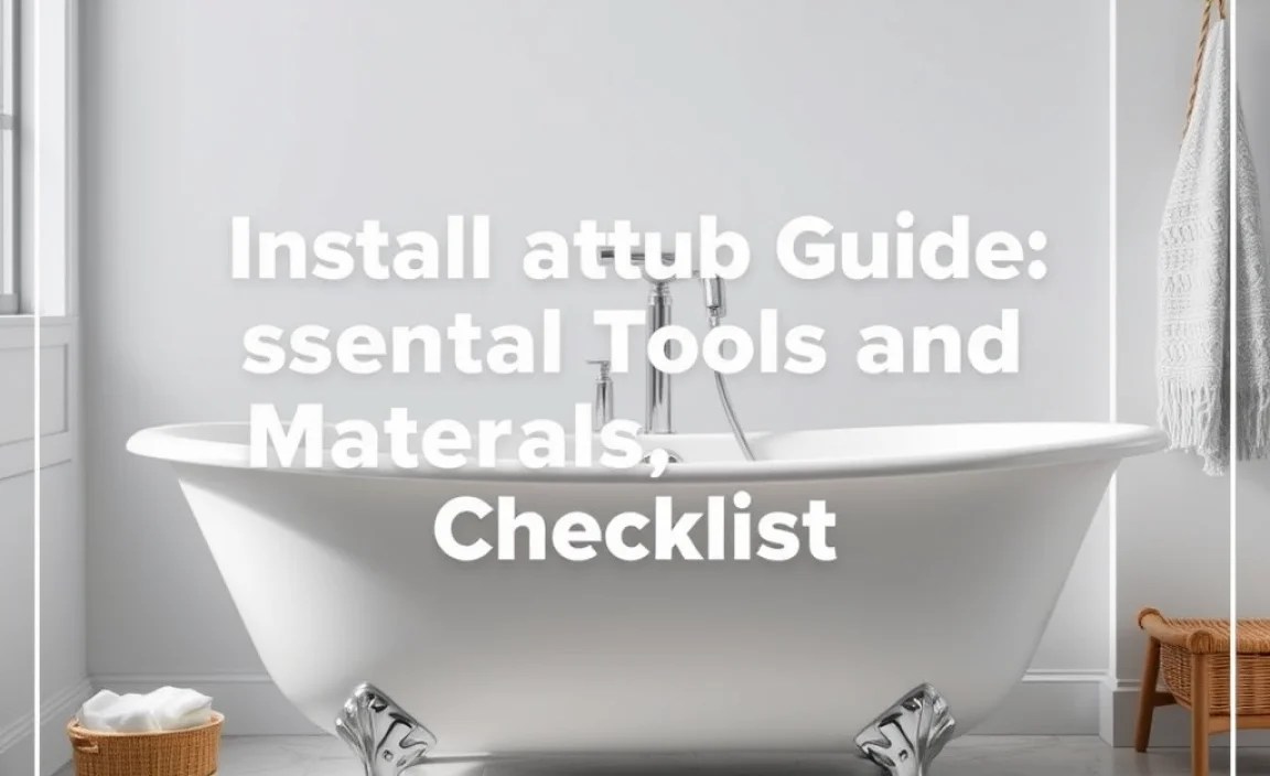 Essential Tools and Materials Checklist