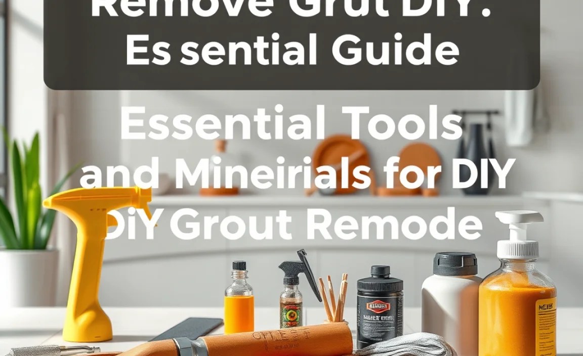 Essential Tools and Materials for DIY Grout Removal
