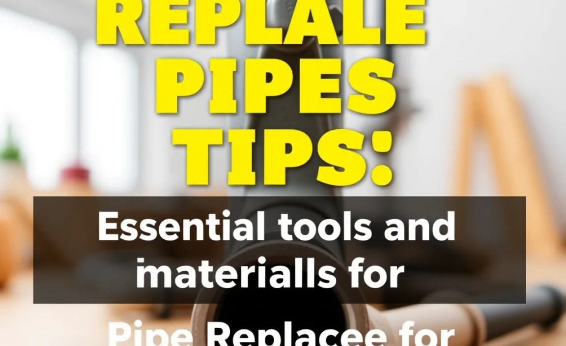 Essential Tools and Materials for Pipe Replacement