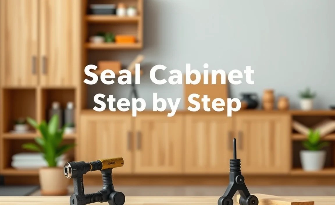 Essential Tools and Materials for Sealing Cabinets