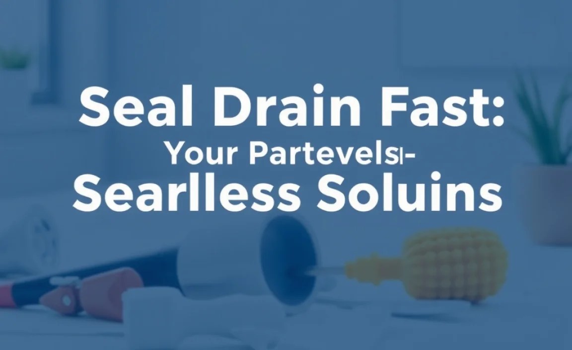 Essential Tools and Materials for Sealing Drains