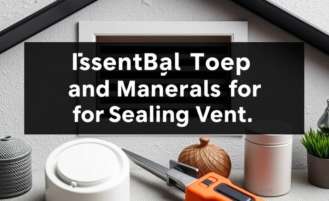 Essential Tools and Materials for Sealing Vents