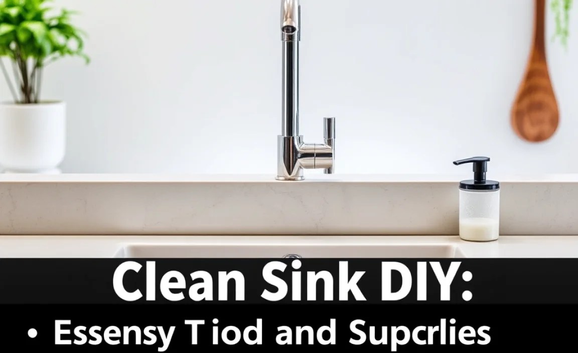 Essential Tools and Supplies for Sink Cleaning