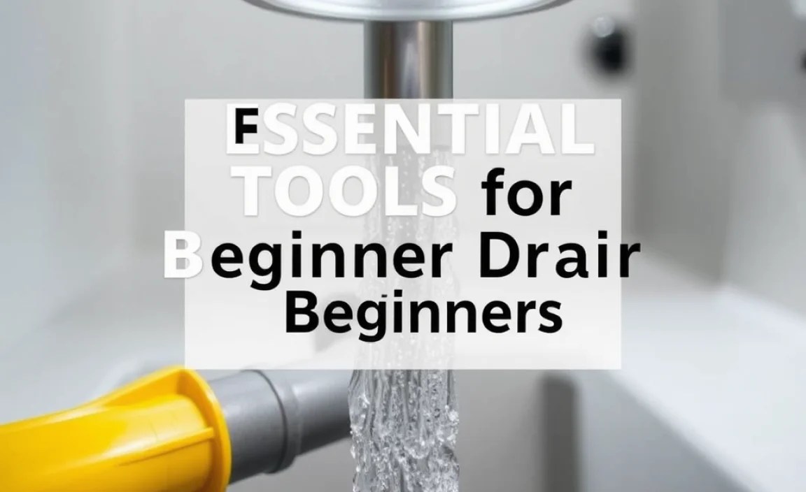 Essential Tools for Beginner Drain Maintenance