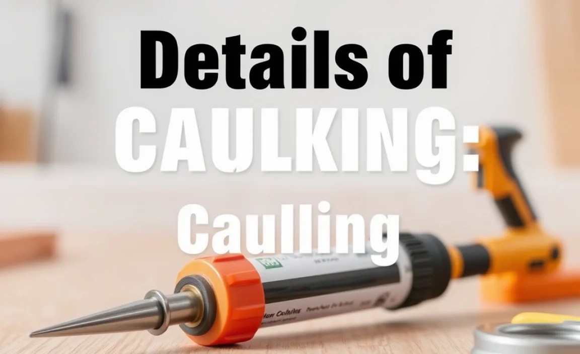 Essential Tools for Caulking