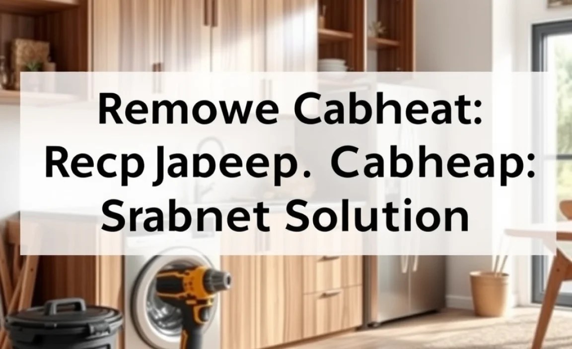 Essential Tools for Cheap Cabinet Removal
