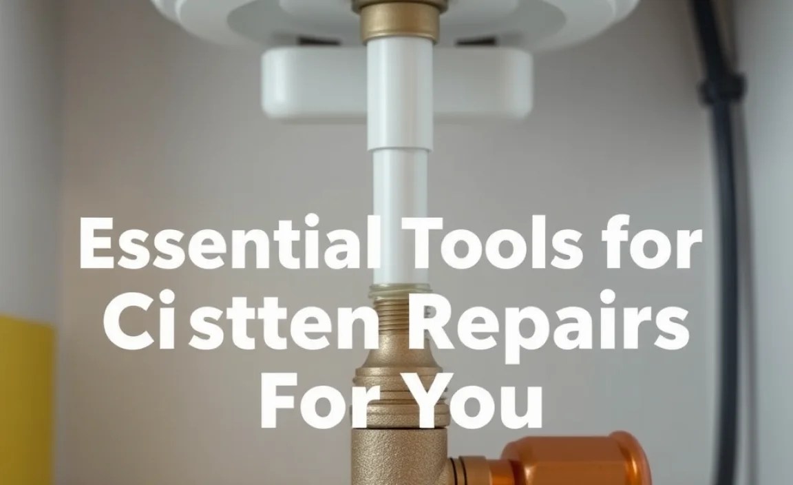 Essential Tools for Cistern Repairs
