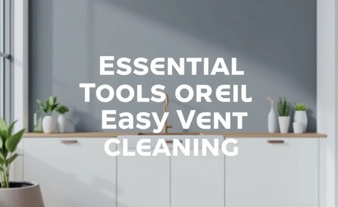 Essential Tools for Easy Vent Cleaning