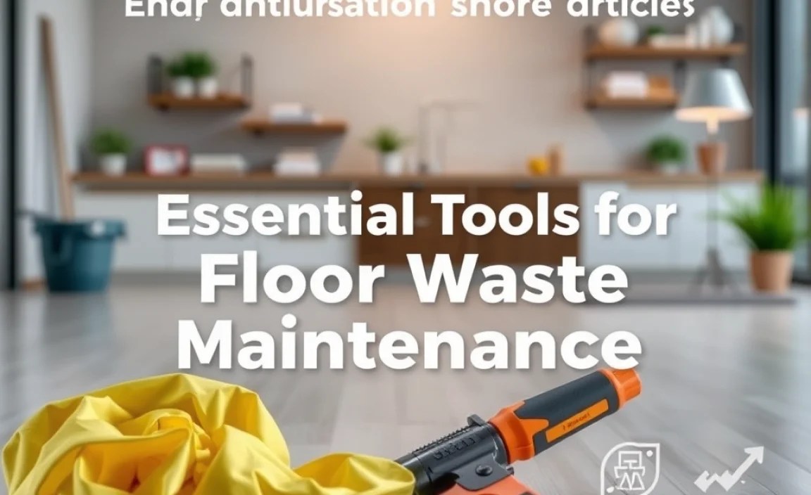 Essential Tools for Floor Waste Maintenance